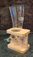 La Corne Bierglas mit Holz-Halter Nordrhein-Westfalen - Gladbeck Vorschau