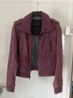 Superdry Biker Leder Jacke Wein rot Gr. L Nordrhein-Westfalen - Rheine Vorschau