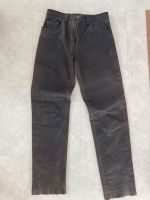 Lederjeans Motorradjeans Leder Gr 32 braun Bayern - Pullach Vorschau