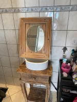 Spiegel vintage Look inklusive unterschrank und Waschbecken Nordrhein-Westfalen - Lünen Vorschau