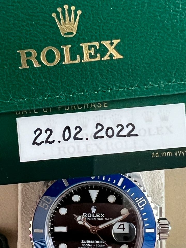 Rolex Submariner Weißgold aus  2022 LC 100 in Mutlangen