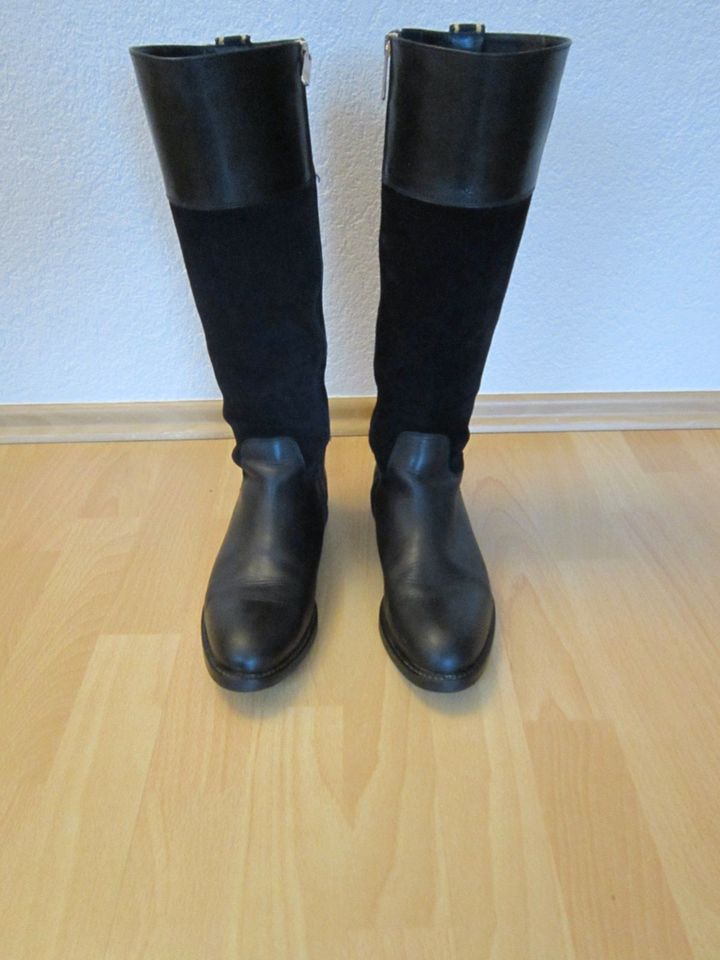 Tommy Hilfiger Damen Stiefel blau navy dunkelblau Gr. 39 in Kell am See