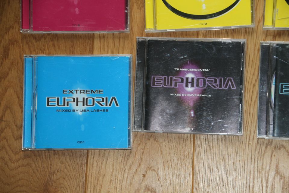 11 CD`s -  EUPHORIA  Dance/Trance/Mixed/Techno in Bünde