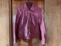 Manguun Collection Lederjacke Lammnappa S/M pink mauve Gr 38 Niedersachsen - Braunschweig Vorschau