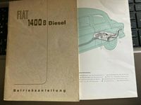 Fiat 1400B Diesel Original Betriebsanleitung Oldtimer Nordrhein-Westfalen - Horn-Bad Meinberg Vorschau
