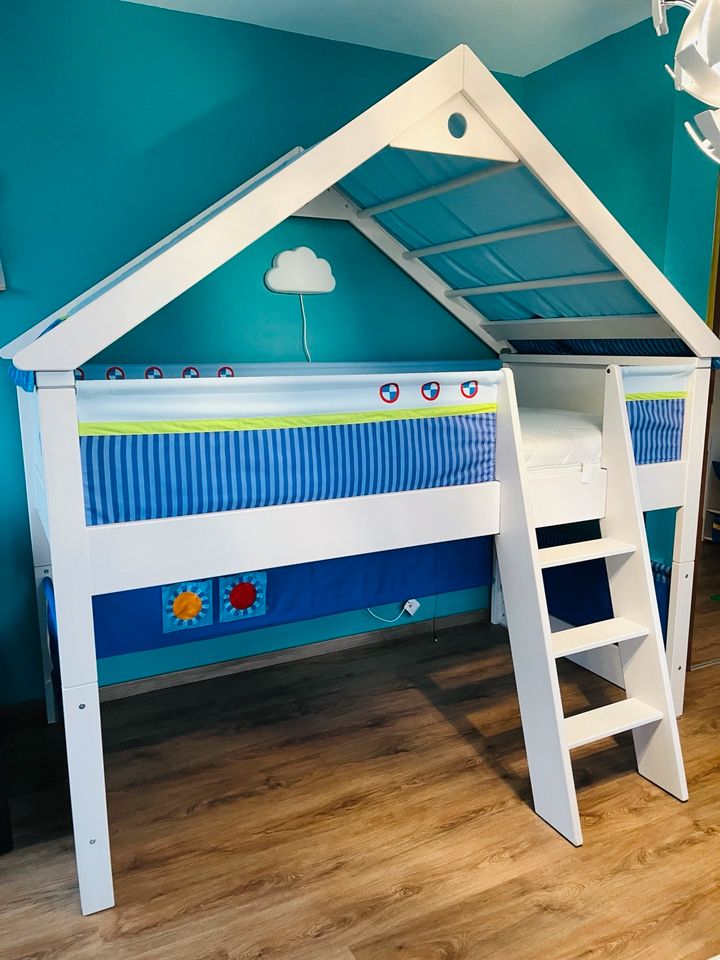 Haba Spielbett Matti Bett Hochbett Kinderbett in Röttenbach (bei Erlangen)