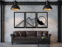 3D Wandbild Vailla design Berge 3er-Set NEU Thüringen - Erfurt Vorschau