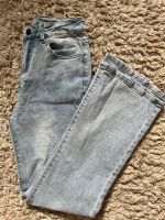 Jeans Schlaghose S Shein ripped hellblau Saarland - Weiskirchen Vorschau