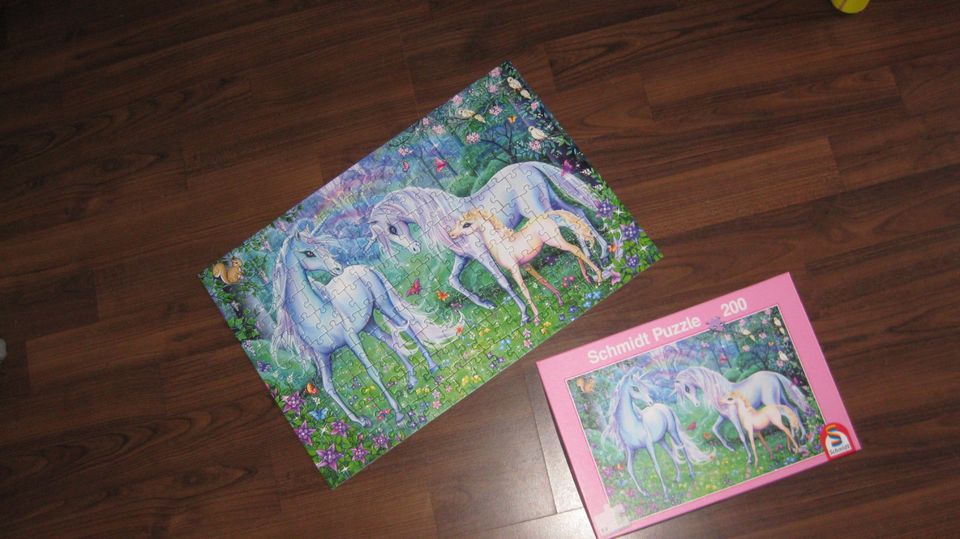 Puzzle_Puzzel * Einhorn_Einhörner im Wald * Schmidt 55094 * 200 in Gifhorn