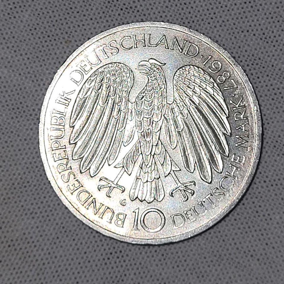 10 DM Münze 1957-1987 in Bonn