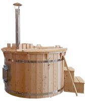 Hottub Badefass NEU 160 cm Ø Badezuber Holzofen Badebottich Pool Nordrhein-Westfalen - Hüllhorst Vorschau