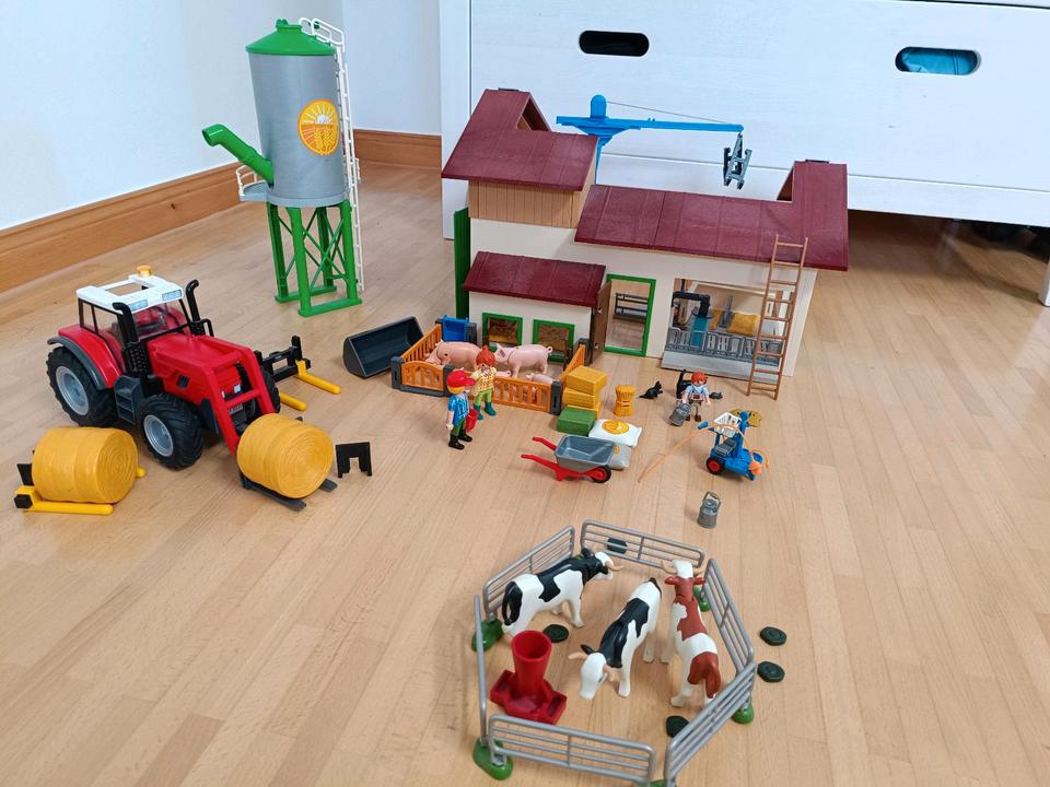 Playmobil 70132 Bauernhof mit extra Traktor in Bocholt