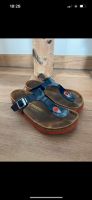 Birkenstock Gizeh Gr. 37 N Blau Rot Schlappen Sandalen Bayern - Marktleugast Vorschau