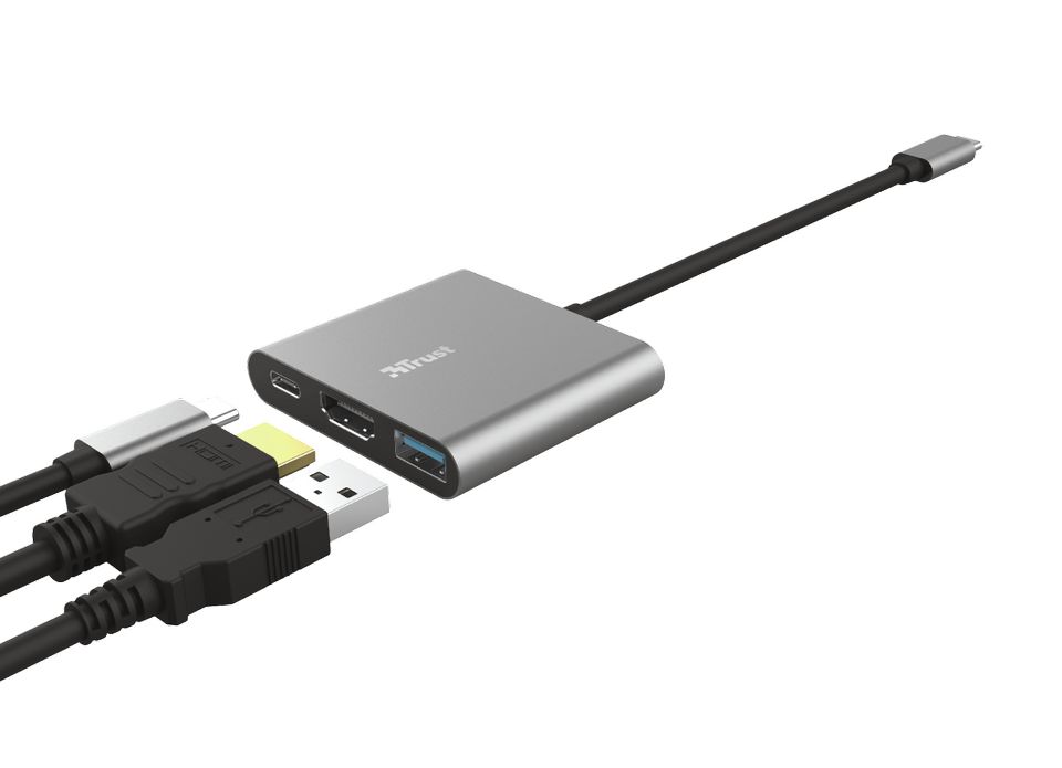 Trust Dalyx Adapter (3-in-1, USB-C, HDMI) in Emden