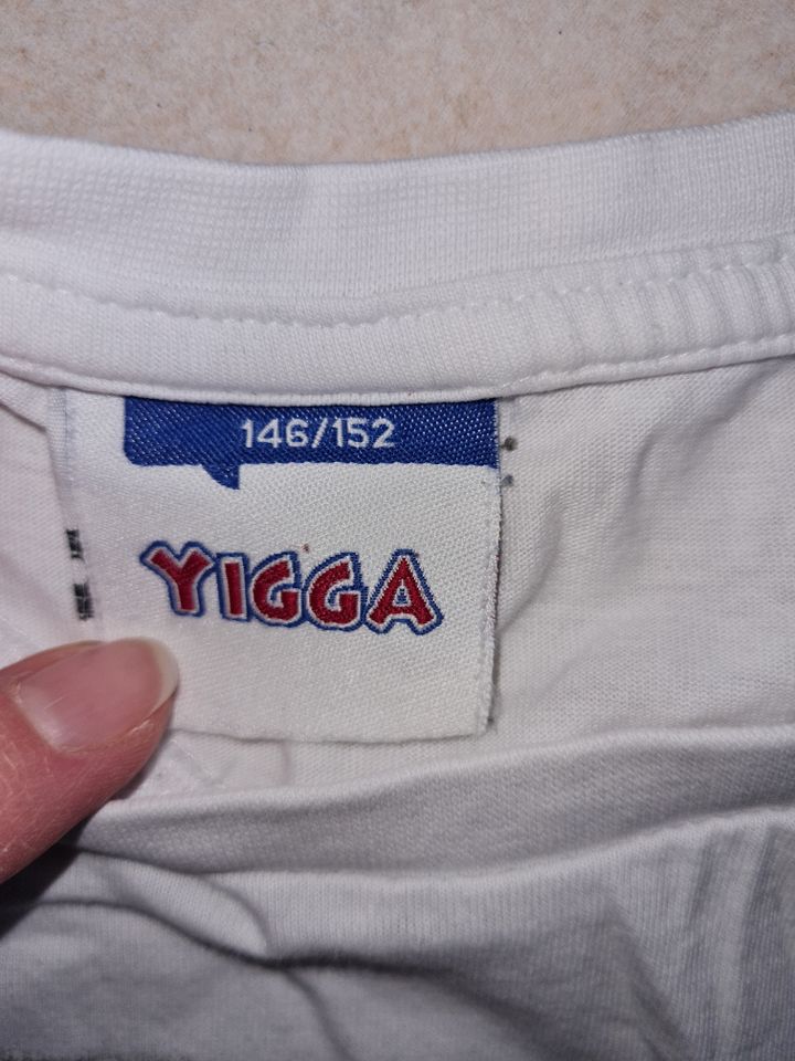 Yigga shirt weiß palmen beachgr 146 152 in Gladbeck