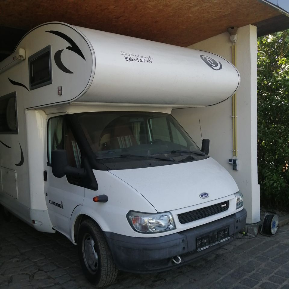 Wohnmobil wartet auf neuen Besitzer in Goldberg