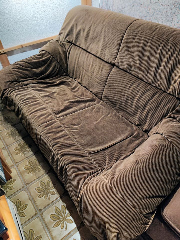 Couch, top Zustand, 2x 2Sitzer+Hocker in St. Leon-Rot