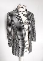 Bershka Blazer Long Jacke Karomuster lang schwarz weiß kariert Niedersachsen - Cuxhaven Vorschau
