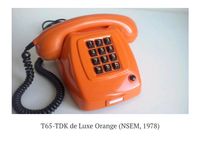 April '79 PTT T65-TDK Tastentelefon orange Niedersachsen - Varel Vorschau