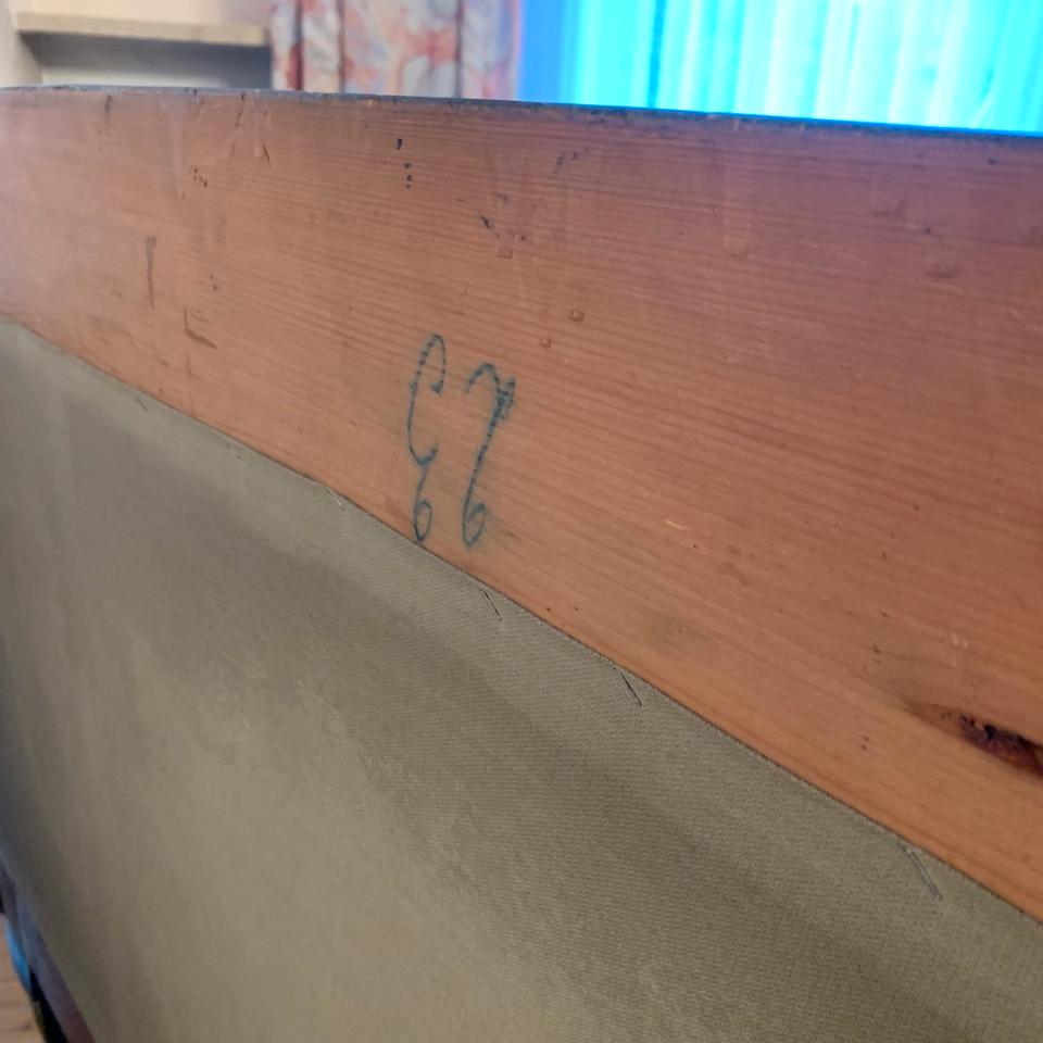 Kleine Couch Sofa Antik Vintage 20er Jahre 2-Sitzer Samt Bank in Meeder