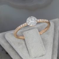 WERT 1050 € BRILLANT RING 750er/18 K ROSEGOLD Gr.54 vxlt H526 Essen - Altenessen Vorschau