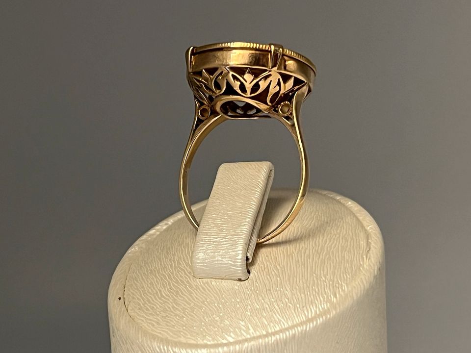 1911-1932 Großbritannien 750 Gold Ring 22k Münze George V. FJV in Essen