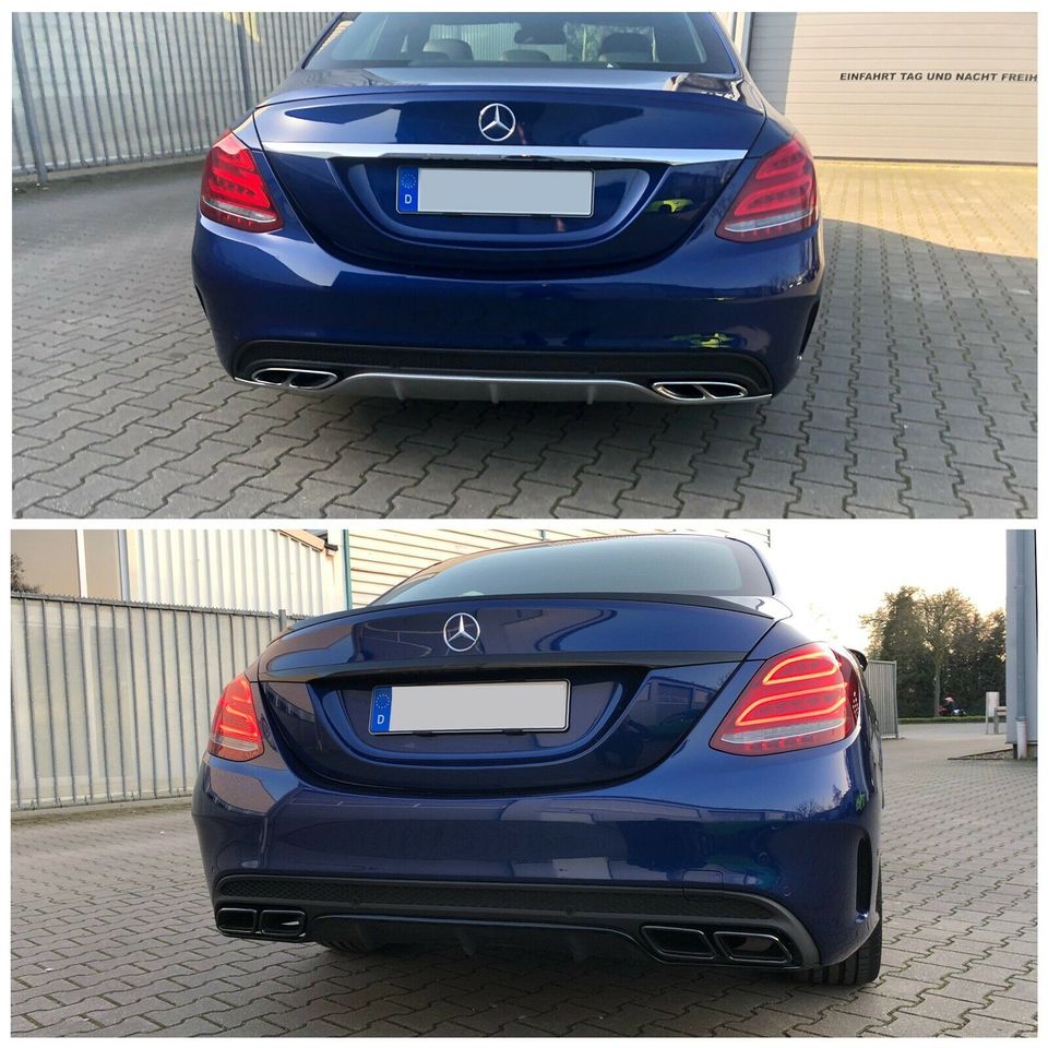 Mercedes Heck Umbau Diffusor 63 43 53 AMG w205 W213 x253 in Dinslaken