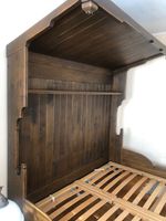Landhaus Doppelbett antik Holz mit Baldachin und Lattenrost Niedersachsen - Bleckede Vorschau