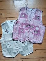 Set Westen Weste beige rose bestickt Stickerei Boho unisex Berlin - Pankow Vorschau