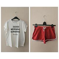 Tommy Hilfiger Pyjama Set Sommer Schlafanzug kurz rot creme Nordrhein-Westfalen - Uedem Vorschau