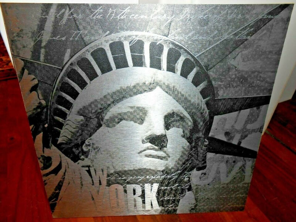 NEW YORK-Freiheitsstatue # Foto-Bild -Plakat - Alu Dibond 30 x 30 in Sulzbach (Saar)