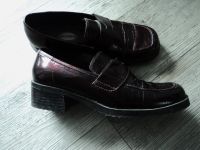 BEQUEMschuhe BUSINESS Lack dnkl.rot Slipper/Loafer/Mokassin Gr.37 Niedersachsen - Brake (Unterweser) Vorschau