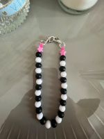 Handykette Schlüsselkette 26 cm schwarz weiß pink Stern neon München - Trudering-Riem Vorschau