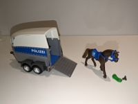 Playmobil 6922 Polizeipferd mit Anhänger Nordrhein-Westfalen - Overath Vorschau