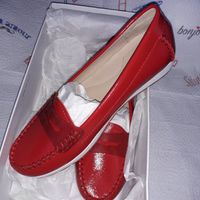 Damenschuhe - Moccassins - CHERRY/ ROT - Gr. 37   NEU ! Mecklenburg-Vorpommern - Prisannewitz Vorschau