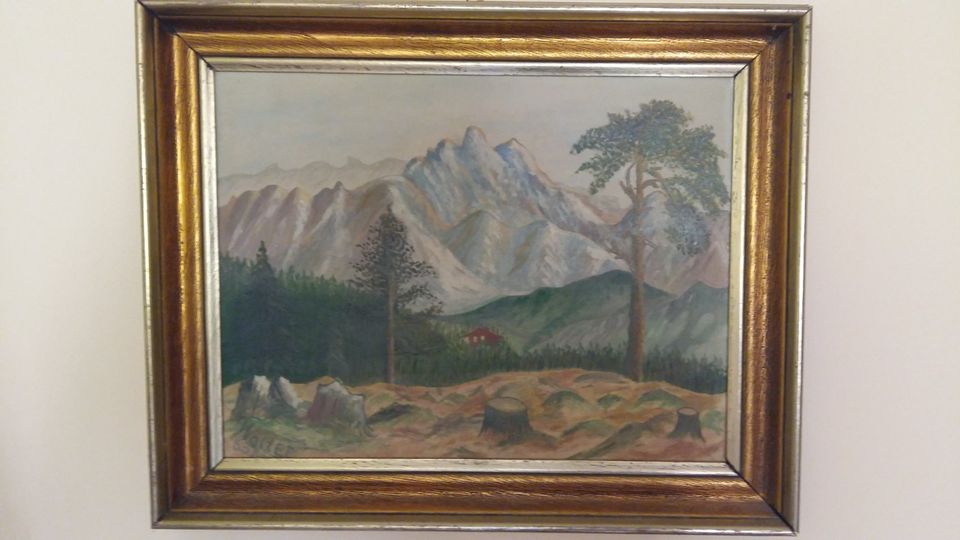 Gemälde „Zugspitz-Masiv“ in Hagenburg