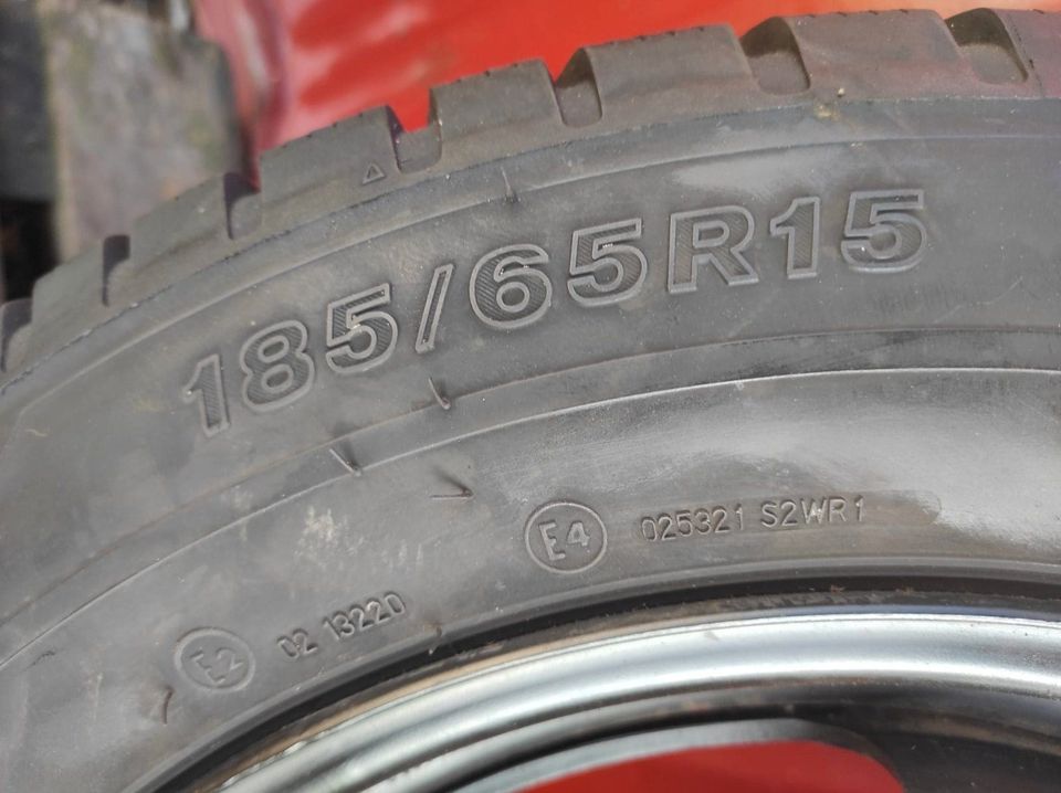 2 Winterreifen Firestone 185/65 R15 M+S Stahlfelgen 6Jx15H2 IS39 in Gelsenkirchen