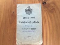 Einlagen-Buch von 1936 Riesa Thüringen - Sondershausen Vorschau