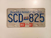 Original Car Plate USA Britisch Columbia Baden-Württemberg - Remchingen Vorschau