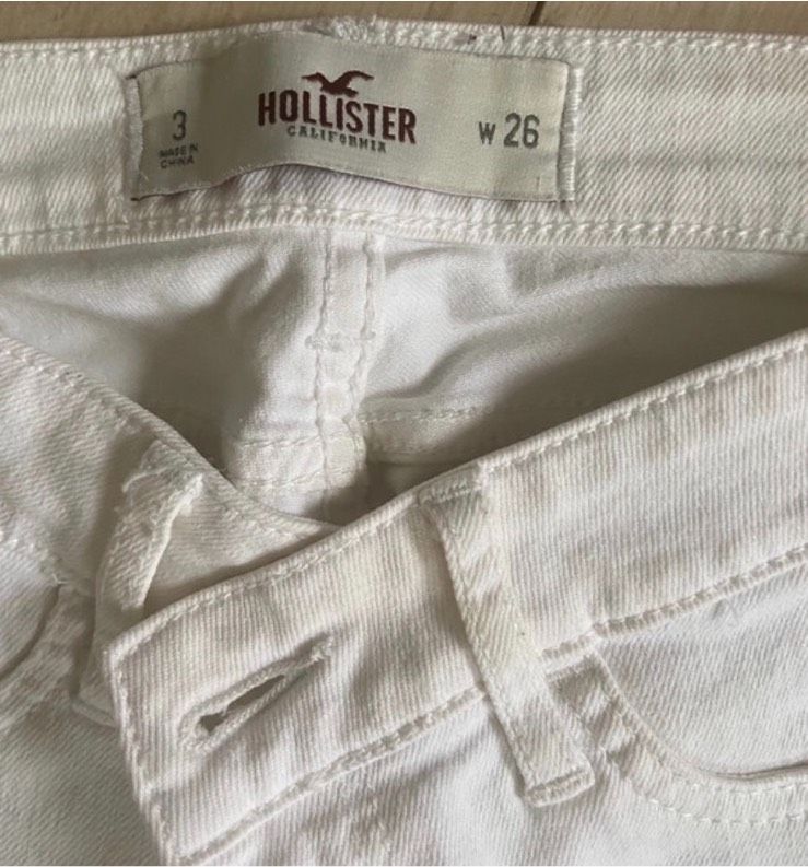 Weiße Hollister-Jeans Größe 26 in Frankfurt am Main