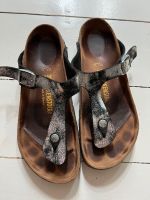 Birkenstock Gizeh schwarz - silber Gr.39 Hannover - Mitte Vorschau