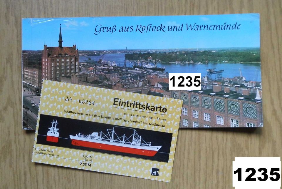 Rostock Warnemünde Postkarten NEU DDR 6er Postkartenheft in Schönebeck (Elbe)