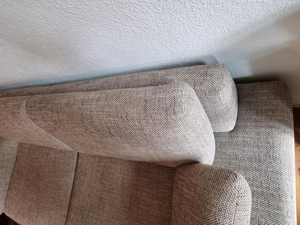 Couch Sofa Hoher Neupreis Salz Pfeffer Melange beige creme braun in Berlin