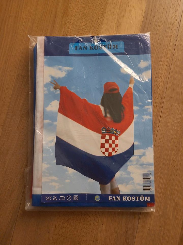 Kroatien Fussball Fan Kostüm, Euro, neu in Essen