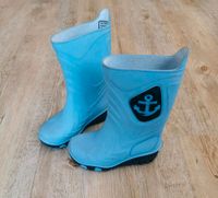 Blaue Gummistiefel, Gr. 24/25, mit Anker, selten getragen Sachsen - Lichtenau Vorschau