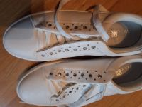 Schuhe sneaker 40 Glitzer Steine creme Hochzeit Turnschuhe Schleswig-Holstein - Wacken Vorschau