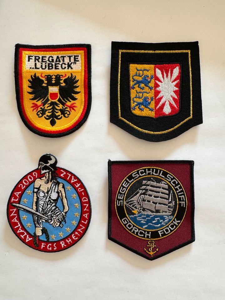 Deutsche Marine Fregatte Gorch Fock Aufnäher Patches in Hamburg