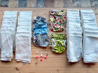 Paket Xkko Bio-Baumwolle Mullwindeln Stoffwindeln Milovia Flip Schleswig-Holstein - Hürup Vorschau