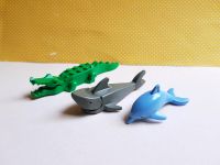 Original Lego Tiere Krokodil, Hai und Delfin unbespielt Niedersachsen - Harpstedt Vorschau