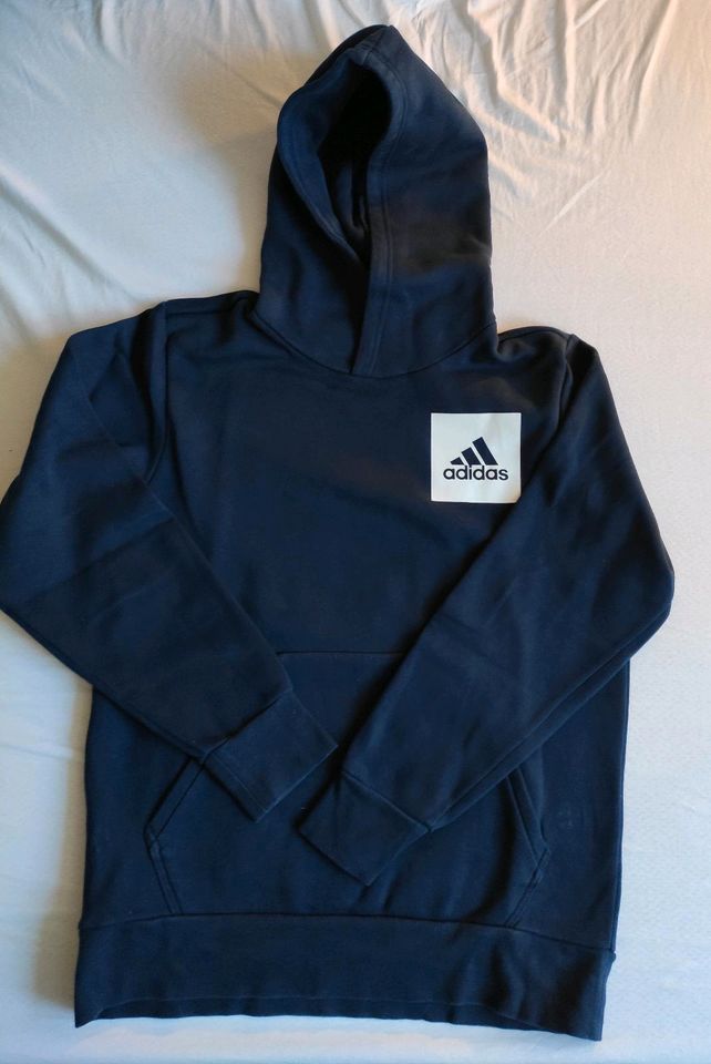 Adidas blauer Hoodie mit Kangeroo Tasche, Classic, schlicht in Hannover